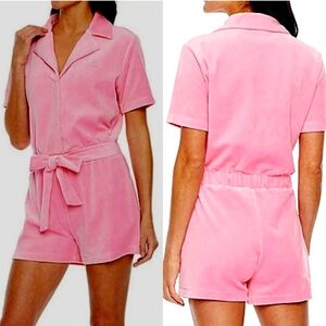 Juicy Couture Pink Short Sleeve Romper